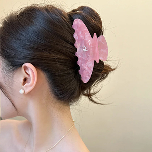 Fermagli per capelli DongDong con logo, stile europeo e americano, fermagli grandi all'ingrosso, accessori per capelli in acetato di cellulosa - Product Image 3