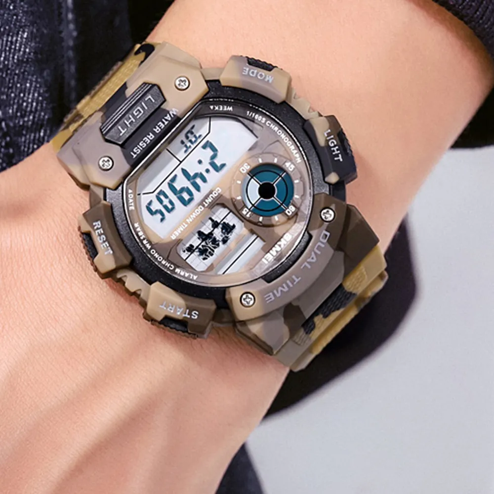 new arrival Skmei 1723 digital watches Army camo Reloj deportivo para hombre sport digital watches for men