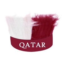 Bandeau perruque bouclé crépu personnalisé 2026 avec drapeau canadien pour fans de football, idéal pour les événements sportifs et les promotions