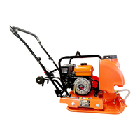 Compacteur à plaque vibrante portable LONGSHUN avec deux options d'alimentation