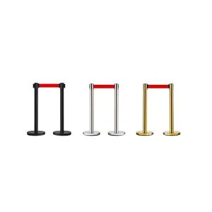 Évènement traditionnel sauvegarde file d'attente rétractable Bel Party Awards tapis rouge velours suspendu garde-corps barrière poteau corde Stanchion