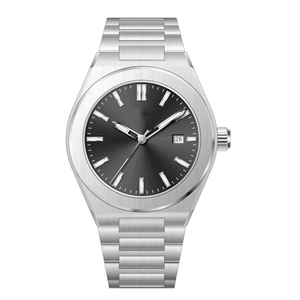 Reloj mecánico de lujo personalizado al por mayor, OEM, de acero inoxidable 316L, con movimiento de cuarzo, minimalista, para hombre, con pulseras, en oferta. - Product Image 5