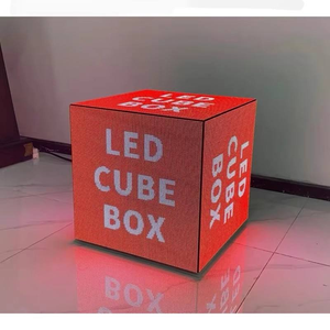Pantalla LED cúbica para exteriores con clasificación IP65 a prueba de agua, de 5 lados, pantalla publicitaria LED mágica con control WiFi para ferias comerciales y stands de venta minorista. - Product Image 2