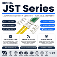 Conector Alternativo JST SN1.5, Reemplazo Konnra KR1502, Arnés de Cables KR1510 Similar a la Serie SN, Conector Tipo Ldzy Wafer