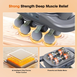 Pistolet de massage professionnel pour relaxation musculaire profonde, 16 têtes, vibrations haute fréquence, pistolet fascia pour fitness et usage domestique - Product Image 4