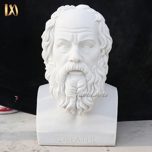 Buste de tête en pierre Ideal Arts Statue de Zeus Sculpture du dieu romain antique pour jardin <span class=keywords><strong>et</strong></span> décoration d'art classique - Product Image 4