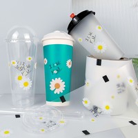 Gobelet à café en papier de qualité alimentaire à double paroi de luxe avec logo personnalisé et finition mate pour les boissons et le thé au lait