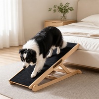 Rampe en bois pour chien pour canapé et lit, rampe en bois réglable pour chiens