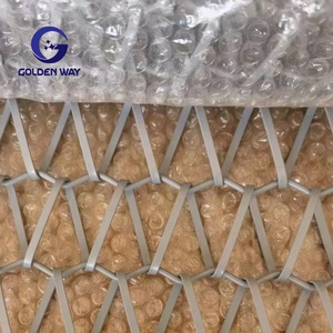 Sử dụng quay cong thép không gỉ xoắn ốc lưới băng tải cấp thực phẩm Lò nướng dây lưới băng tải với dây chuyền - Product Image 3