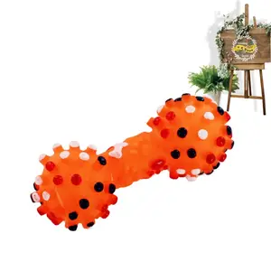 Pet Squeaky Rubber Toys Dog Chew Toy for Cats Dogs Puppy Non-toxic Rubber Toy Funny Nipple Ball Interactive Tool