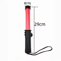 Tige de contrôle du trafic rechargeable Offre Spéciale bâton LED bâton PC plastique LED lampe clignotante rouge bleu vert lumière clignotante