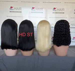 Peluca Bob frontal completa 13x4 de cabello humano negro natural 180% de densidad, de 12 a 14 pulgadas - Product Image 1