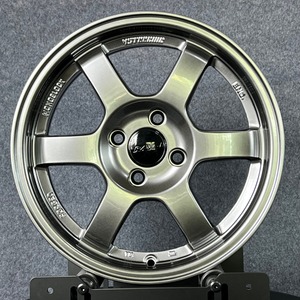ล้อแม็กซ์ TE37 สไตล์ 4 รู ขอบ 15x7 นิ้ว 4*100 PCD น้ำหนักเบา สำหรับรถยนต์นั่งส่วนบุคคล สีขาวบรอนซ์ ไฮเปอร์แบล็ค - Product Image 3