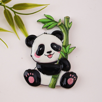 Stiker kulkas 3D Magnet kulkas Panda kustom dekorasi kulkas koleksi kerajinan stiker magnetik pabrik