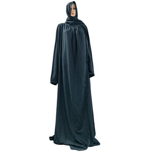 Arabe Nouveau Modèle Super <span class=keywords><strong>Grande</strong></span> <span class=keywords><strong>Taille</strong></span> Coton Noir <span class=keywords><strong>Abaya</strong></span> Musulman Femmes Dames Écharpe Hijab Ouvert <span class=keywords><strong>Abaya</strong></span> Robe Prière Robe Islamique Vêtements - Product Image 1