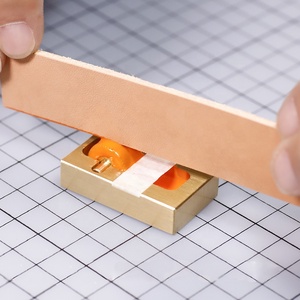 Chất Liệu Đồng Thau Dụng Cụ Chế Biến Cạnh Da Hộp Sơn Dầu Cạnh Da Với <span class=keywords><strong>2</strong></span> Con Lăn Bằng Đồng - Product Image 5