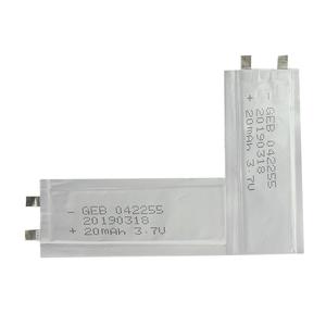Lithium polymer battery <span class=keywords><strong>3</strong></span>,7 v 20 mah 042255 ultra thin polymer li-Polymer rechargeable battery - Product Image 4