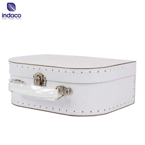 Boîte de valise de serrure de stockage de clé de haute qualité rouge enfants filles boîte-cadeau de valise mignonne - Product Image 4