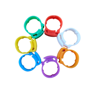 Nouvelles bagues de patte en plastique à clipser, 7 couleurs, numérotées sur mesure, étiquettes d'identification durables et réutilisables pour poulets, canards, oies