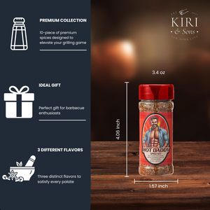 Coffret <span class=keywords><strong>cadeau</strong></span> BBQ Daddy Spice Rub - Assaisonnement épicé et fumé <span class=keywords><strong>pour</strong></span> les hommes passionnés <span class=keywords><strong>de</strong></span> grillades, cadeaux <span class=keywords><strong>de</strong></span> vacances et d'anniversaire - Product Image 6