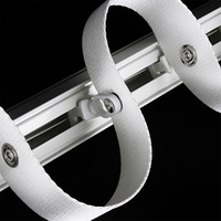 Ruban de fixation pour rideaux en nylon durable, design moderne, pour plis ondulés et plis Ripple, pour mariages et Bar Mitzvah, panneau de draperie électrique