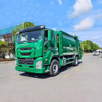 Camion à ordures compacteur arrière ISUZU GIGA 4x2 18m³ 15 tonnes neuf pour la collecte et l'élimination des déchets solides municipaux