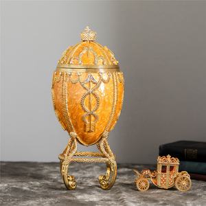 Nouveaux produits QIFU Grand œuf <span class=keywords><strong>Fabergé</strong></span> pour la décoration <span class=keywords><strong>de</strong></span> la maison - Product Image 5