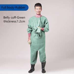 Jas hujan olahraga air, satu potong tebal tahan aus karet tahan air keseluruhan pelindung hujan untuk Olahraga Air - Product Image 4