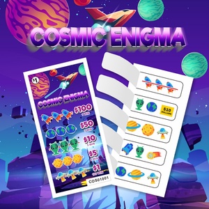 Impression de billets de jeu instantanés et de tickets à gratter en carton de haute qualité 280 GSM - Product Image 6