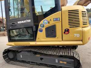 Excavatrice sur chenilles Komatsu PC70 d'occasion de bonne qualité en bon état avec ingénierie et construction prix inférieur à vendre - Product Image 6