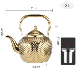 <span class=keywords><strong>Teiera</strong></span> sferica martellata con manico bollitore in acciaio inossidabile con filtro <span class=keywords><strong>fornello</strong></span> a induzione per uso domestico bollitore - Product Image 4