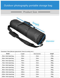 Sac de transport rembourré multifonctionnel <span class=keywords><strong>pour</strong></span> <span class=keywords><strong>appareil</strong></span> <span class=keywords><strong>photo</strong></span> et trépied, en nylon 1680D imperméable et rembourré - Product Image 6