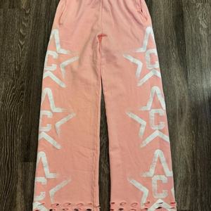 กางเกงวินเทจเอวสูงทรงฮิปฮอปสำหรับผู้ชาย ผ้าซิลค์สกรีน ระบายอากาศได้ดี เป็นมิตรกับสิ่งแวดล้อม สีซีดแบบซันเฟด ทรงแบ็กกี้ สไตล์ลำลอง - Product Image 2