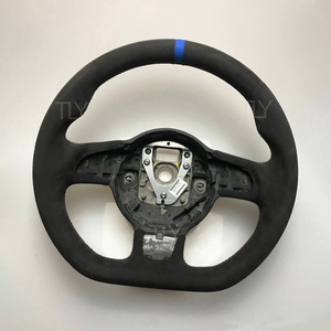 Volant en Alcantara pour l'intérieur de voiture <span class=keywords><strong>Audi</strong></span> R8 <span class=keywords><strong>Tt</strong></span> Roadster Rs Tts <span class=keywords><strong>Mk2</strong></span> 8j 2008 2009 <span class=keywords><strong>2010</strong></span> 2011 2012 2013, amélioration de l'intérieur de la voiture - Product Image 2