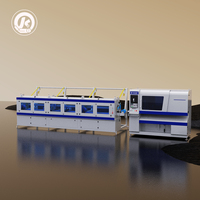 Machine de découpe laser à fibre à chargement automatique CNC 5 axes à grande vitesse avec refroidissement par eau pour la fabrication de métaux de précision