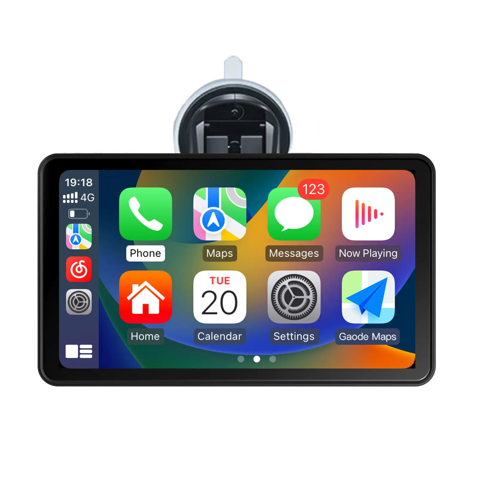 Autoabc phổ 7inch đài phát thanh xe đa phương tiện Video Player và không dây Android tự động màn hình cảm ứng Android GPS navigation