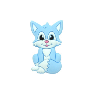 Mordedor de silicona Pink Fox para bebés de 3 meses o más, juguete masticable suave y seguro, diseño unisex - Product Image 3