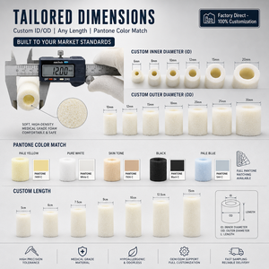 Protège-doigts en éponge, coussinet pour orteils, protection anti-ampoules, soin des cors, manchon découpable, protection anti-callosités, soulagement de la douleur, ajusteur élastique - Product Image 2