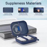 Étui rigide personnalisé avec logo pour appareils électroniques portables et accessoires, sac de rangement à fermeture éclair en EVA, fabricant