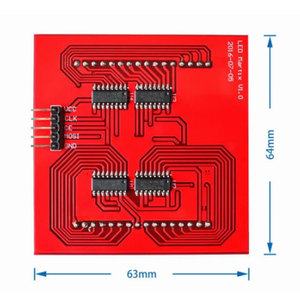 Pantalla de matriz LED Raspberry Pi, módulo de PCB a todo color de 8x8 píxeles para proyectos educativos - Product Image 2