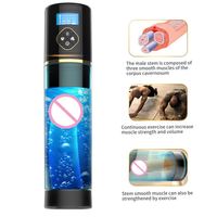 Wasserbad Penis-Vakuumpumpe Elektrischer Männlicher Masturbator Cup Penis-Verzögerungstraining mit Spa-Sexmaschine für Männer Spielzeug 18+