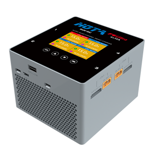 Cargador Inteligente HOTA F6 Ultra de 4 Canales, Modo Dual AC/DC, 10000W, 15A para Baterías Lipo, LiIon, NiMH con Nuevo USB Tipo-C - Product Image 4