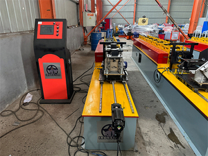 Hoge Kwaliteit Metaal Staal Omega Type Rolvormmachine Dubbele Productielijn Stud En Spoor Rolvormmachine - Product Image 2
