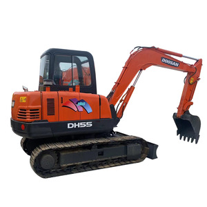 Nouvelle arrivée Doosan Mini pelle machine de construction d'occasion DH55 DX60 pelle d'occasion à vendre moteur à noyau - Product Image 1