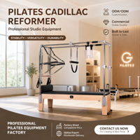 Nouveau lit de Pilates Reformer Cadillac commercial multifonctionnel en érable sur mesure pour studio, machine de Pilates Reformer en bois