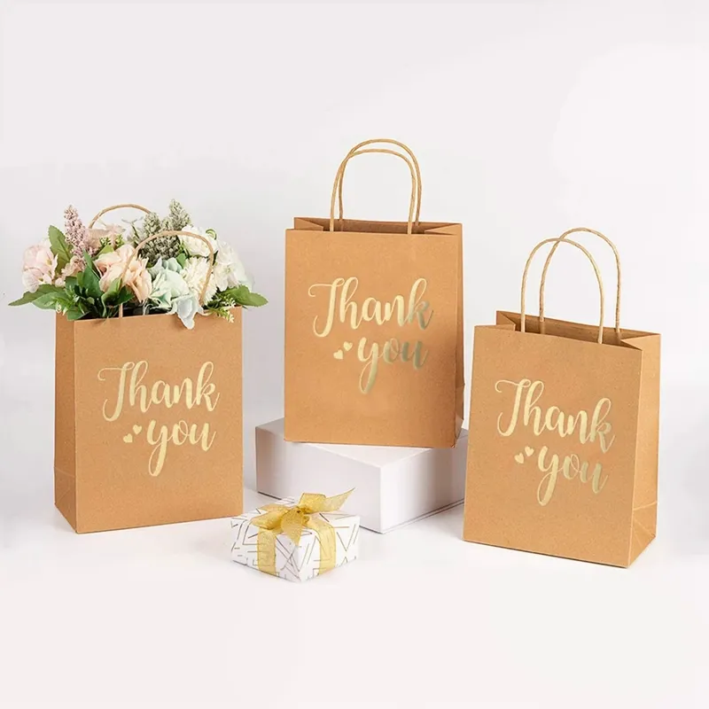 Custom Printed Luxury Manufacture Simple Design Custom Logo Printed Paper Shopping Gift Bag