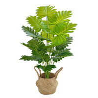 Simulation verdure printemps pluie feuilles artificielles simulation tropicale plante pot intérieur simulation arbre