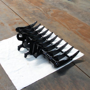 Râteau à racines pour <span class=keywords><strong>mini</strong></span>-excavatrice, vente chaude, défrichement de jardin, OEM/ODM - Product Image 2