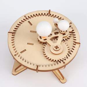 Modèle de système solaire, kit de montage rotatif, orbite de la Terre et de la Lune autour du Soleil, kit scientifique DIY pour l'éclipse, éclipse lunaire - Product Image 4