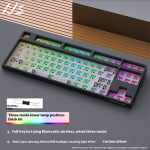 Hjsdzhi Dk87 RGB USB Quang 3.0 Tùy Chỉnh Bàn Phím Laser 2.4G Không Có/Cáp Cắm Nóng Trò Chơi USB Bàn Phím Cơ Khí Kit - Product Image 2
